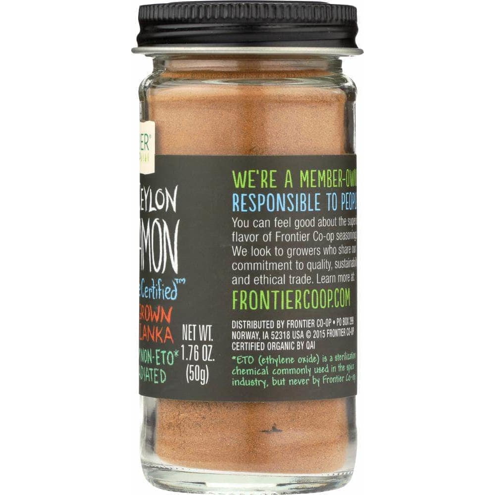Frontier Co-Op Frontier Organic Ground Ceylon Cinnamon, 1.76 oz