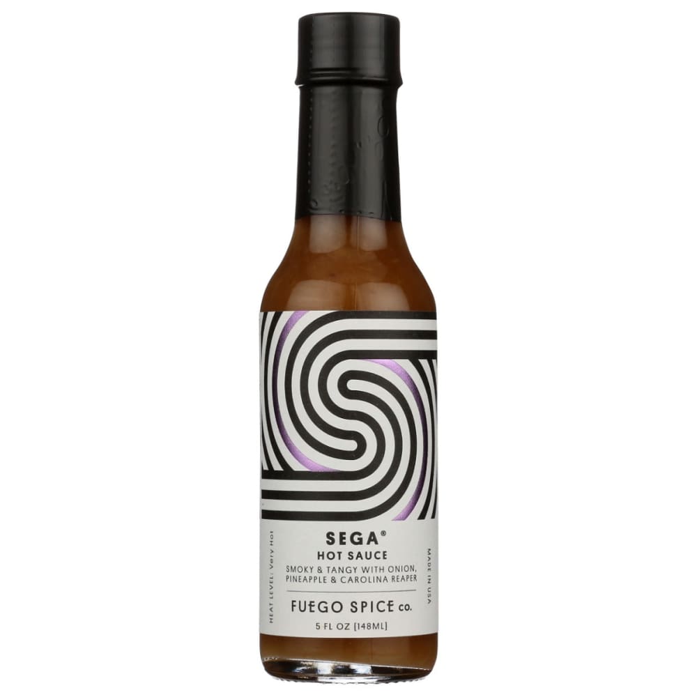 FUEGO SPICE CO: Hot Sauce Sega 5 oz (Pack of 4) - FUEGO SPICE