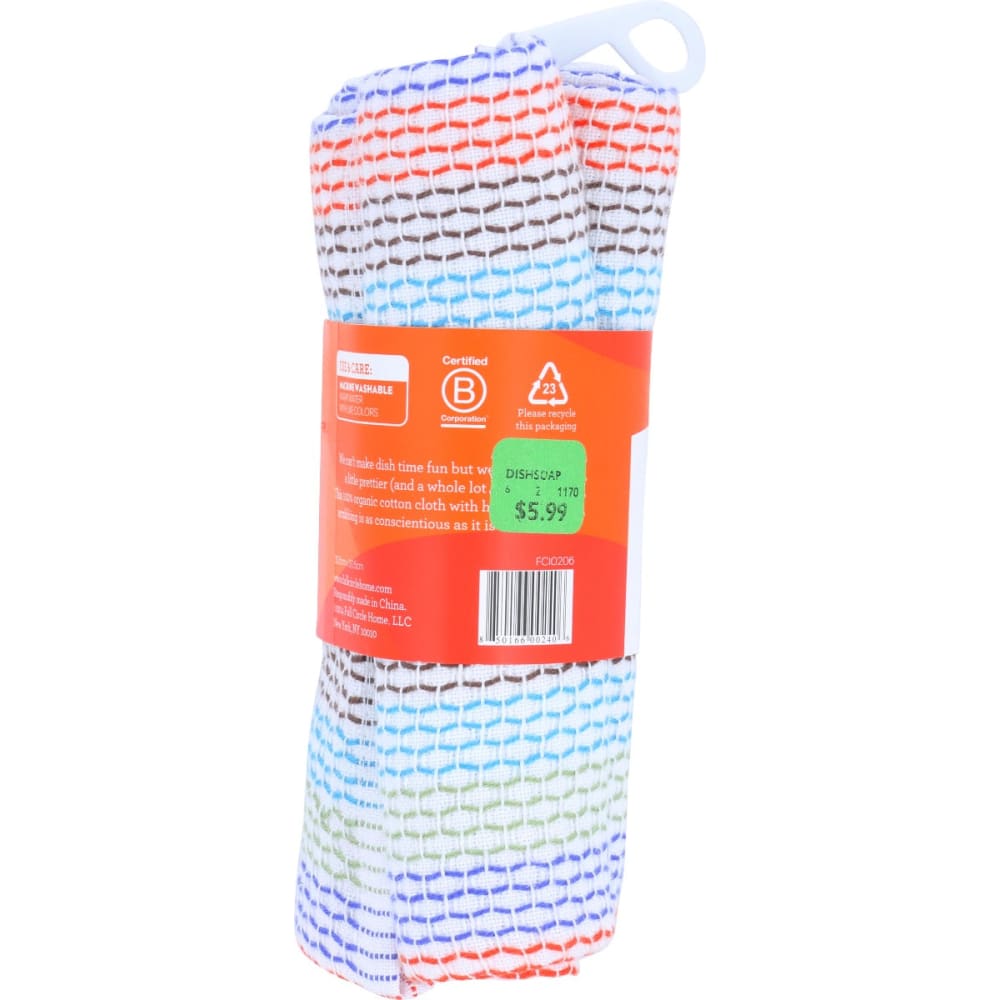 FULL CIRCLE HOME: Tidy Dish Cloth 3pc 1 ea - General Merchandise > HOUSEHOLD CLEANERS & SUPPLIES - FULL CIRCLE HOME