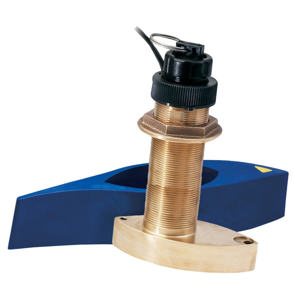 Garmin B744VL Thru Hull Triducer Long Stem 50/ 200kHz High Speed fairing Block w/ 6-Pin - Marine Navigation & Instruments | Transducers -