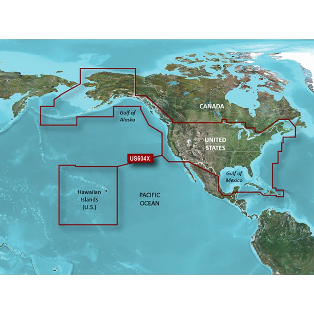 Garmin BlueChart® g3 HD - HXUS604x - US All & Canadian West - microSD™/ SD™ - Cartography | Garmin BlueChart - Garmin