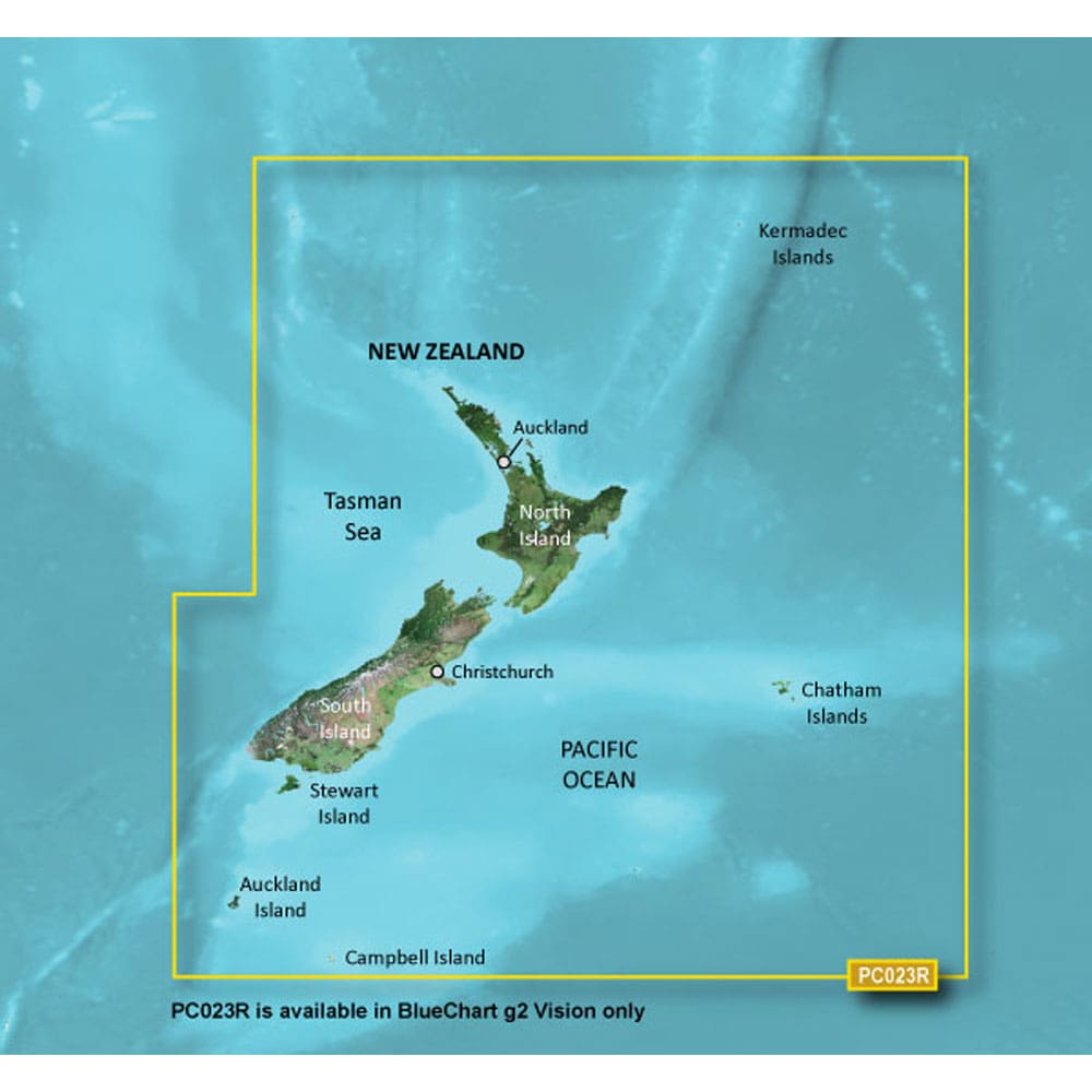 Garmin BlueChart® g3 Vision® HD - VPC023R - New Zealand - microSD™/ SD™ - Cartography | Garmin BlueChart Vision Foreign - Garmin