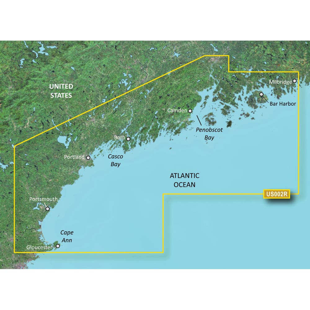 Garmin BlueChart® g3 Vision® HD - VUS002R - South Maine - microSD™/ SD™ - Cartography | Garmin BlueChart Vision - Garmin