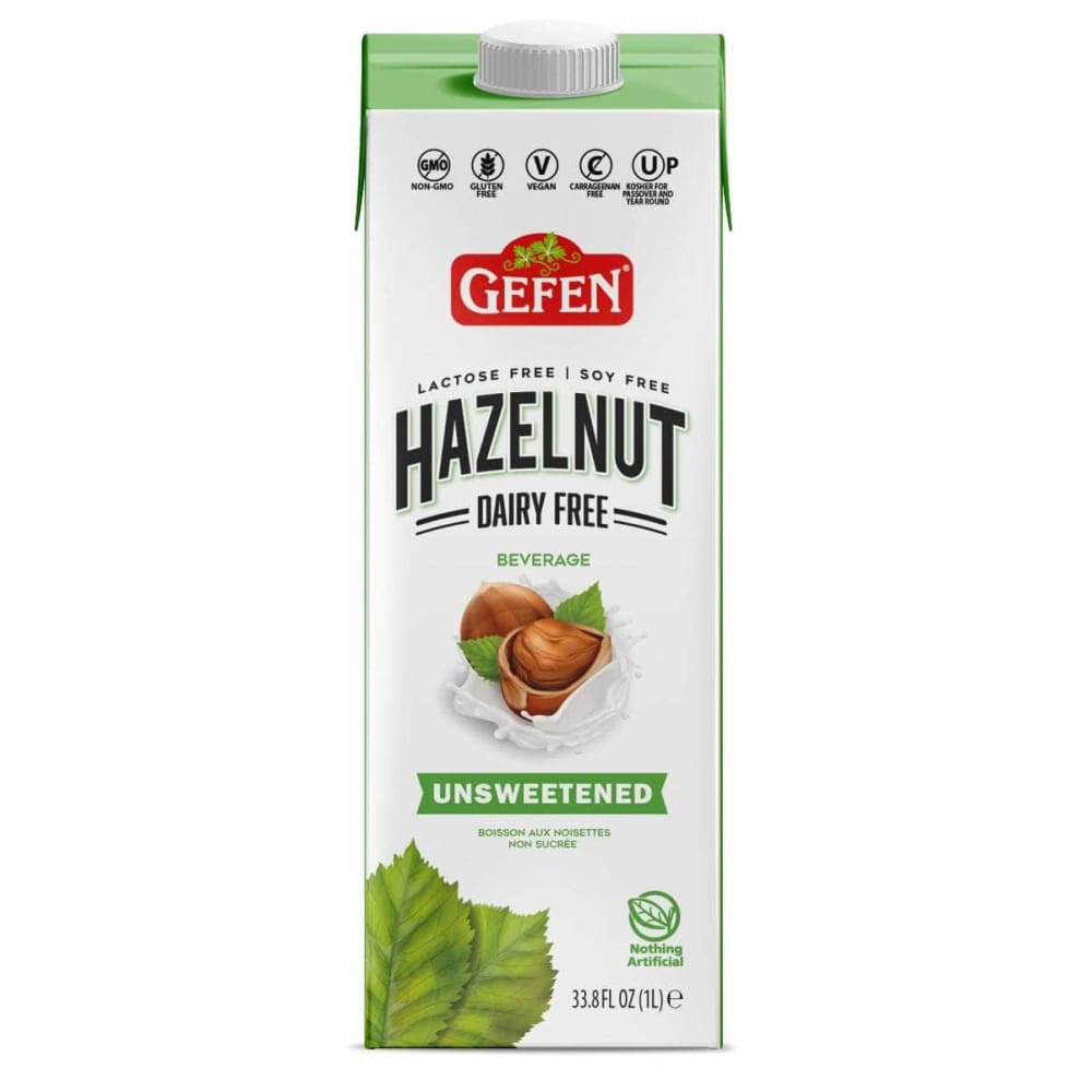 GEFEN GEFEN Milk Hazelnut Unsweetened, 33.8 fo