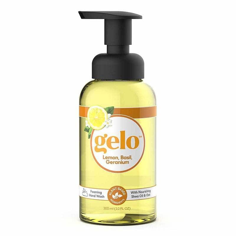 GELO Gelo Gel Hand Soap Bottle Lemon Basil, 10 Fo