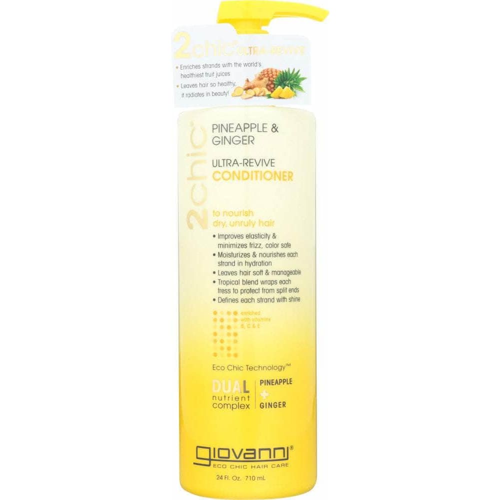 Giovanni Giovanni Cosmetics Pineapple + Ginger Ultra-Revive Conditioner, 24oz