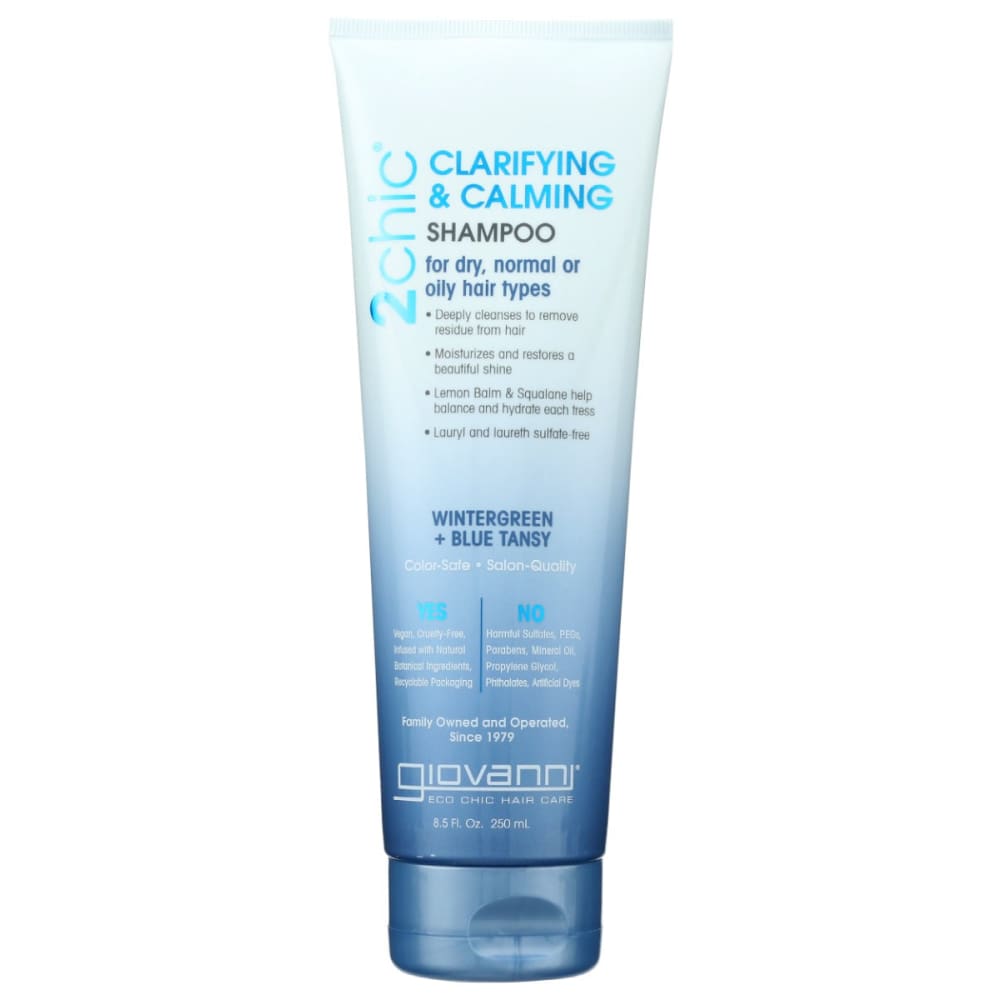 GIOVANNI COSMETICS: Shampoo Clarify Calming 8.5 OZ (Pack of 4) - Beauty & Body Care > Hair Care > Shampoo & Shampoo Combinations - GIOVANNI