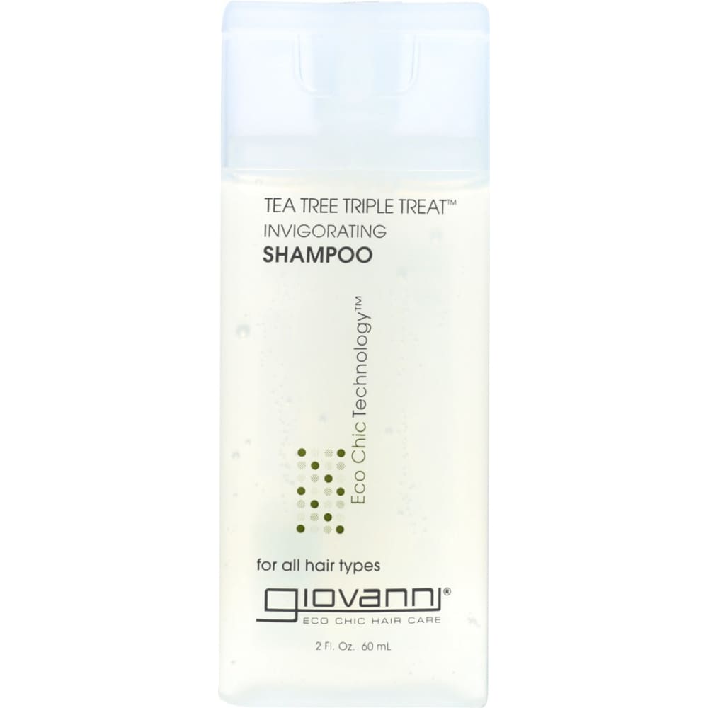 GIOVANNI COSMETICS: Shampoo Ttree Trpl Treat 2 oz (Pack of 6) - Beauty & Body Care > Hair Care > Shampoo & Shampoo Combinations - GIOVANNI