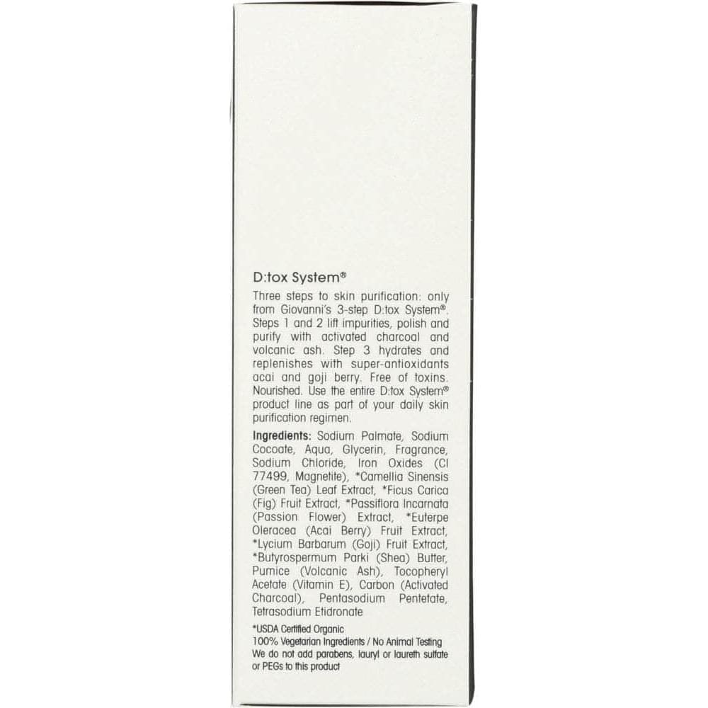 GIOVANNI Giovanni Dtox System Purifying Body Bar, 5 Oz