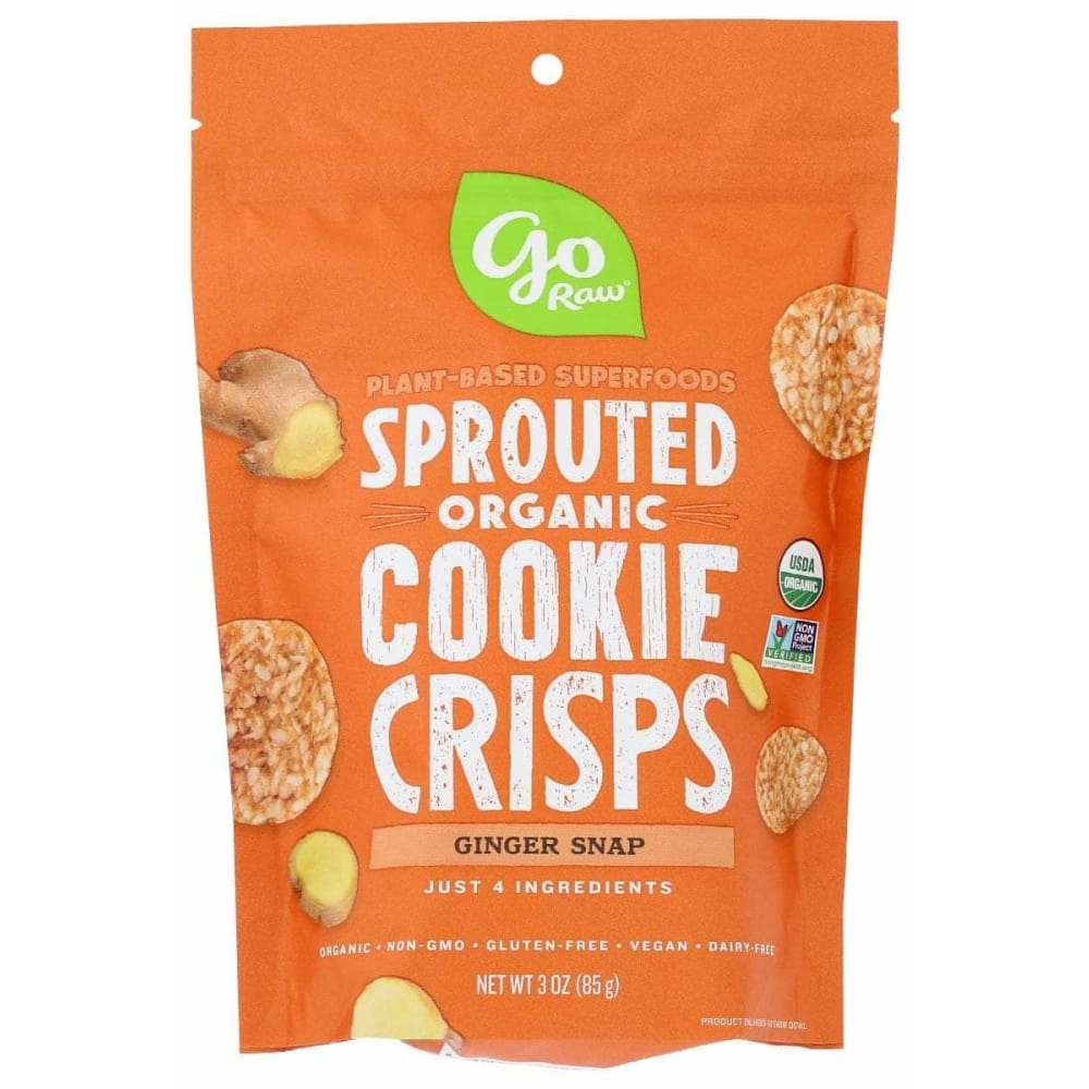 GO RAW GO RAW Cookie Gngrsnp Sprtd Org, 3 oz