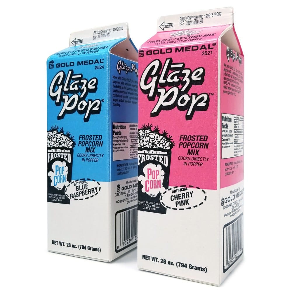 Gold Medal Blue Raspberry & Cherry Glaze Pop (2 pk.) - Concession - Gold