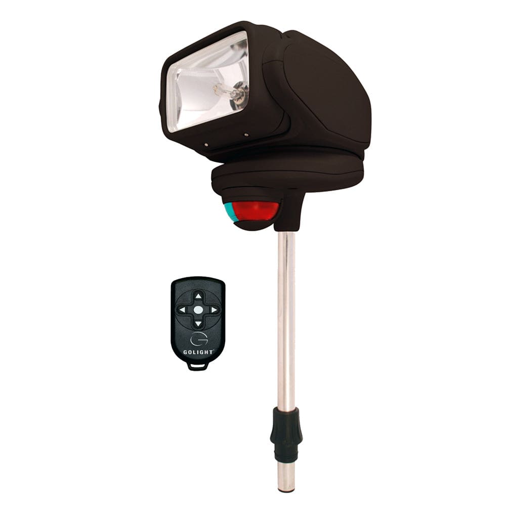 Golight Gobee Stanchion Mount w/ Wireless Remote - Black - Lighting | Search Lights - Golight