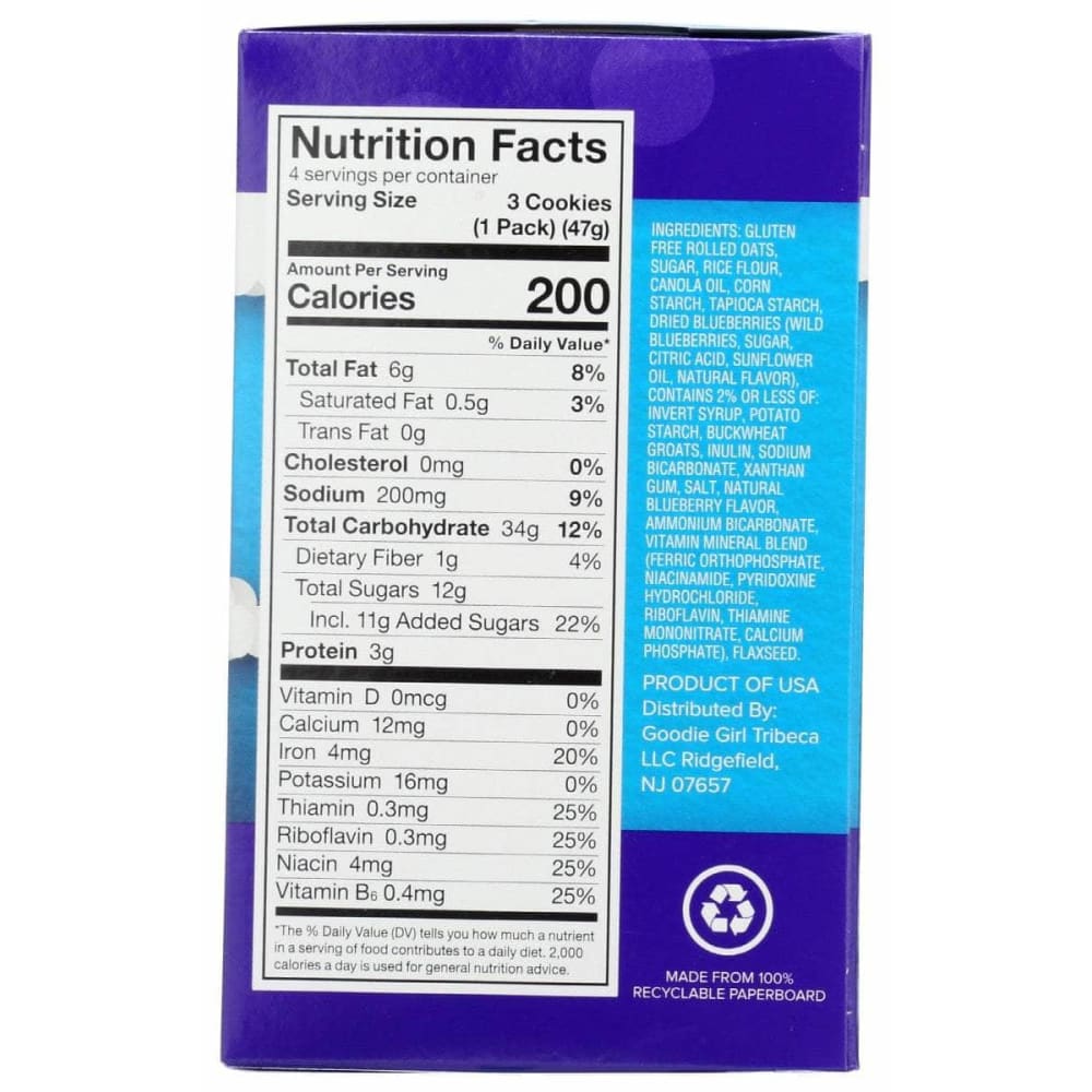 GOODIE GIRL Goodie Girl Biscuit Brkfst Blueberry, 6.64 Oz