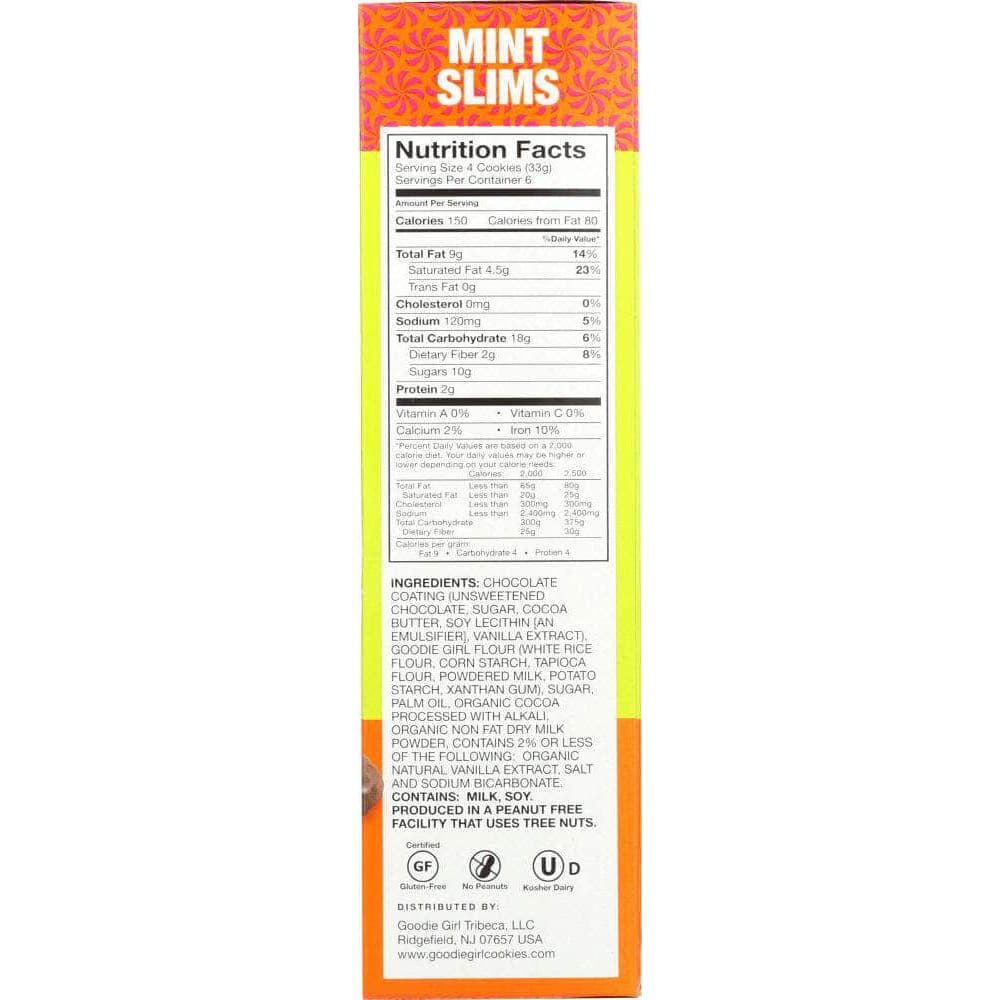Goodie Girl Goodie Girl Cookie Mint Slim Gluten Free, 7 oz
