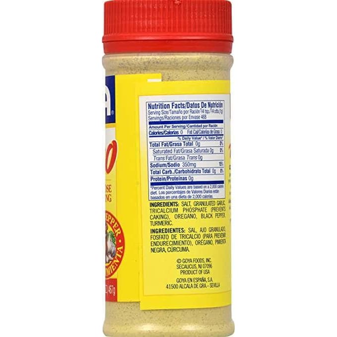 GOYA Grocery > Cooking & Baking > Seasonings GOYA: Adobo All-Purpose Seasoning with Pepper, 16.5 oz