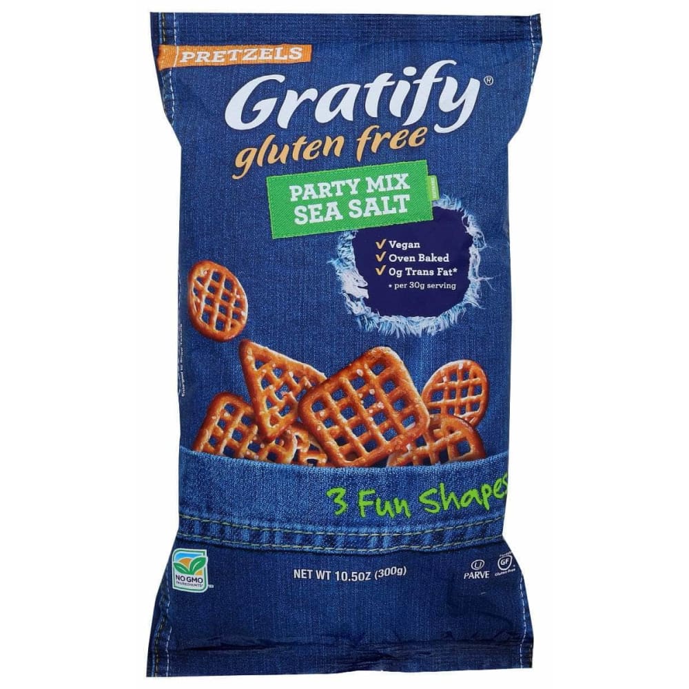 GRATIFY GRATIFY Mix Party Pretzel Ssalt, 10.5 oz