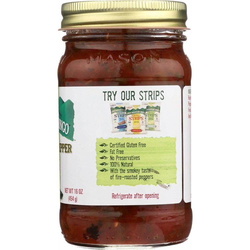 Green Mountain Gringo Green Mountain Gringo Roasted Chile Pepper Medium Salsa, 16 oz