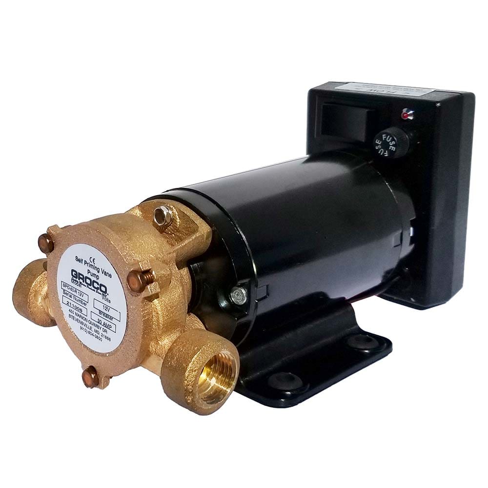 GROCO Heavy Duty Positive Displacement Reversing Vane Pump - 12V - Marine Plumbing & Ventilation | Transfer Pumps - GROCO