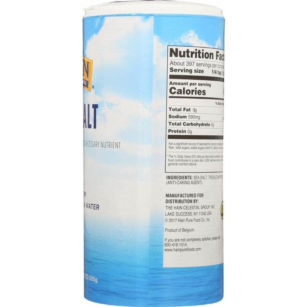 Hain Pure Foods Hain Pure Foods Sea Salt, 21 oz