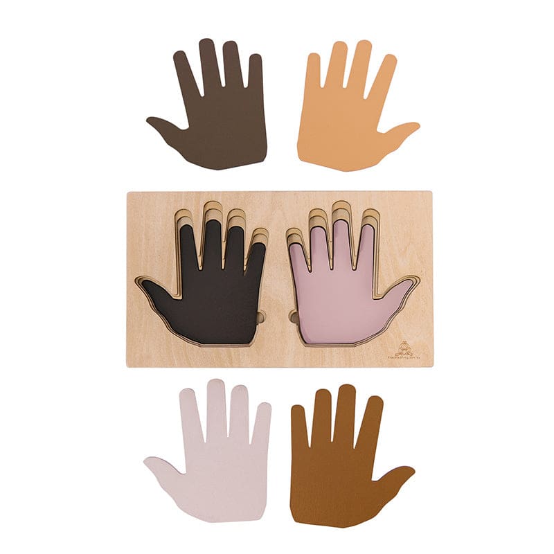 Hand In Hand Puzzle - Wooden Puzzles - Learning Advantage