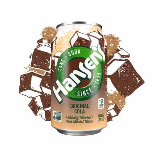 Hansens Hansen Cane Soda Original Cola 6-12oz, 72 oz