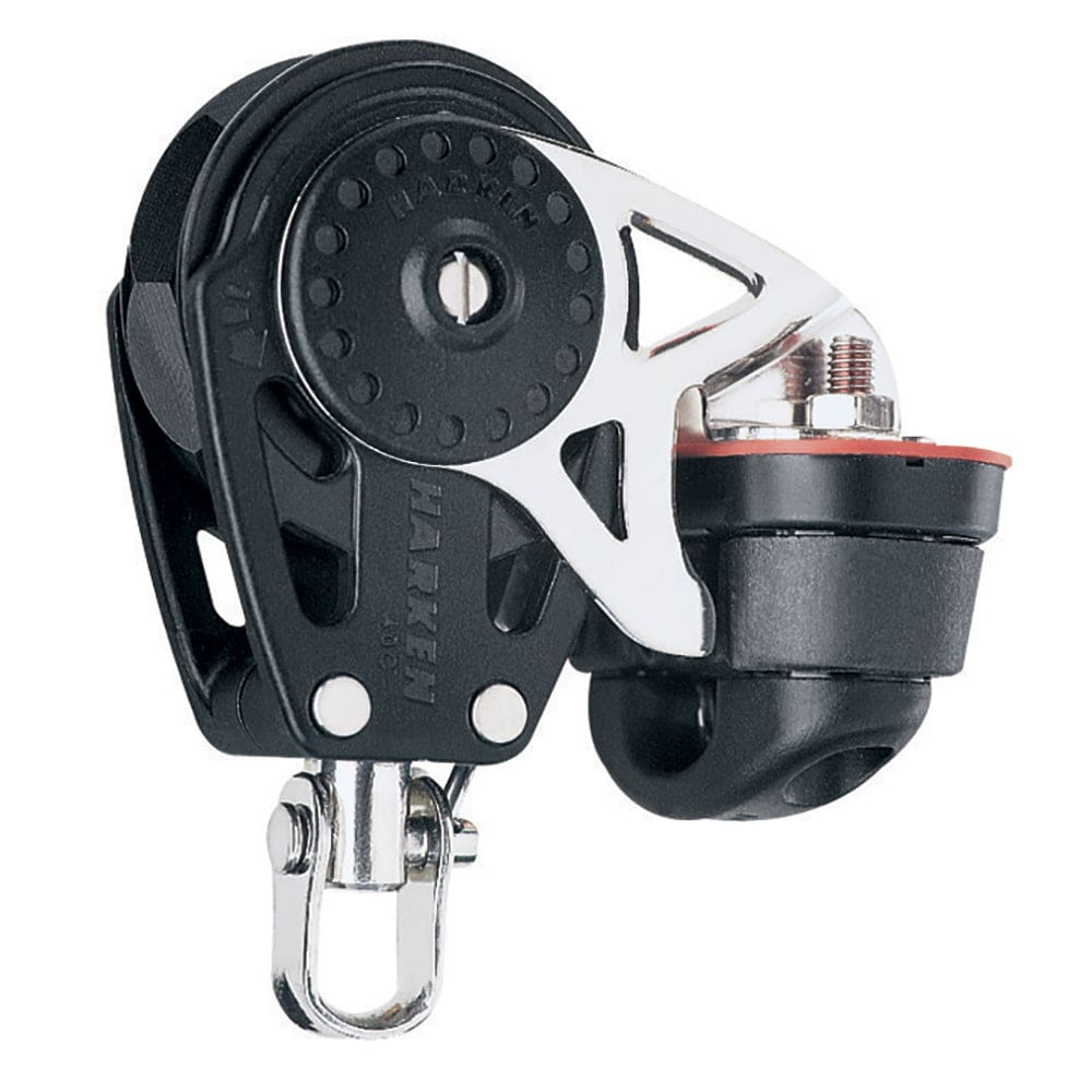 Harken 40mm Carbo Single Ratchet Block w/ Swivel Becket & Cam Cleat - Sailing | Blocks - Harken