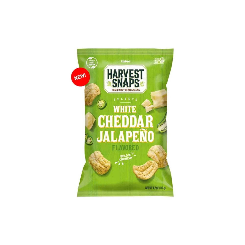 HARVEST SNAPS Snack Selects White Cheddar Jalapeno, 4.2 OZ (Pack of 5