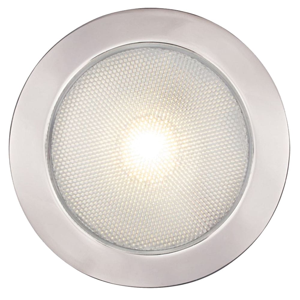 Hella Marine EuroLED 150 Recessed Mount - Warm White - Polished 316 SS Rim - Lighting | Interior / Courtesy Light - Hella Marine