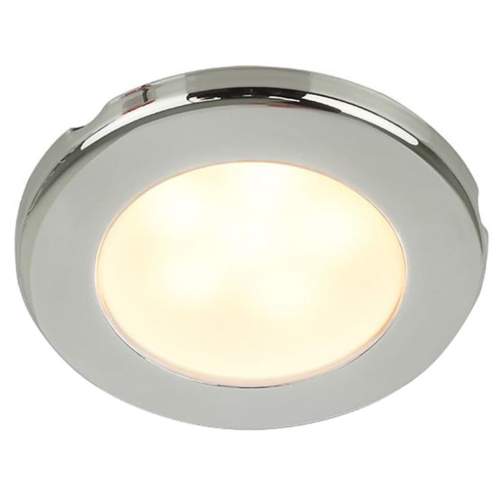 Hella Marine EuroLED 75 3 Round Screw Mount Down Light - Warm White LED - Stainless Steel Rim - 12V - Lighting | Dome/Down Lights - Hella