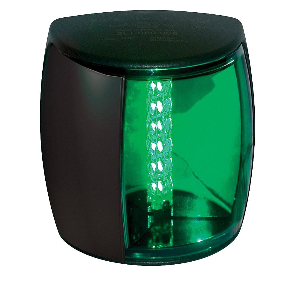 Hella Marine NaviLED PRO Starboard Navigation Lamp - 2nm - Green Lens/ Black Housing - Lighting | Navigation Lights - Hella Marine
