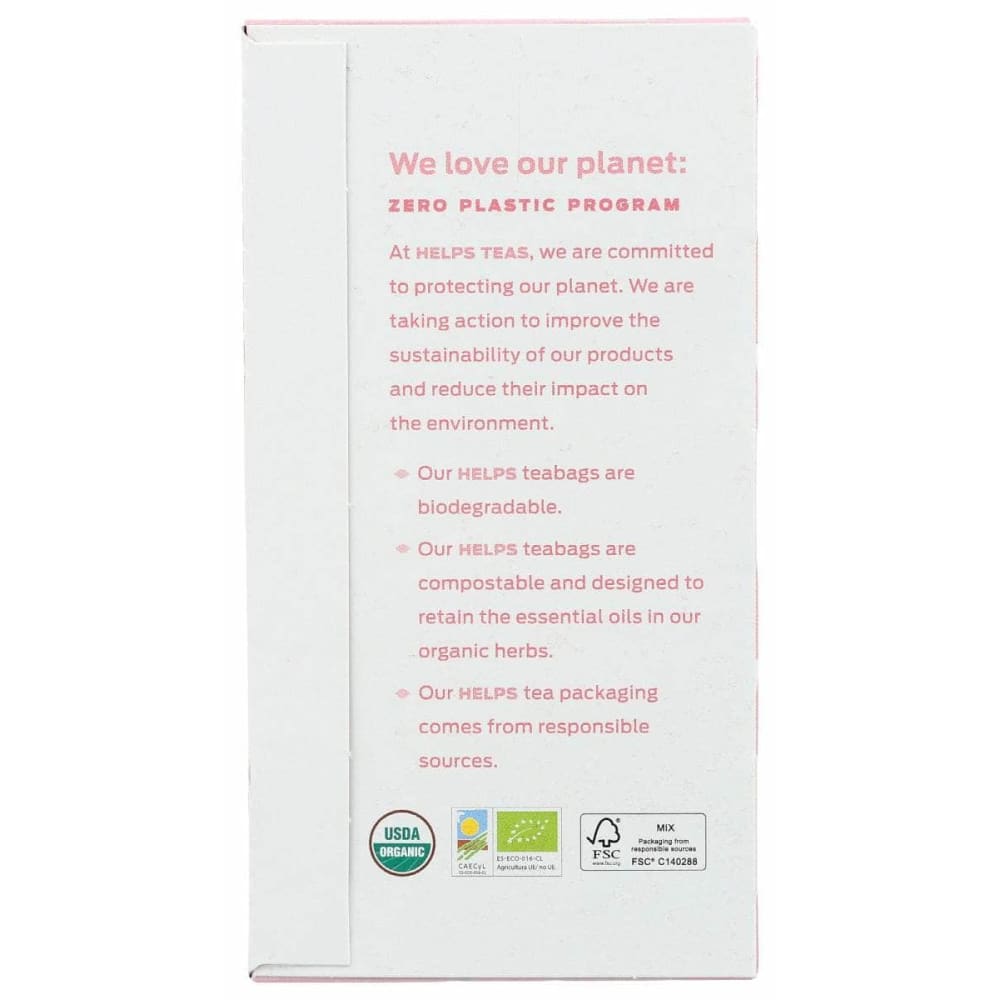HELPS Grocery > Beverages > Coffee, Tea & Hot Cocoa HELPS: Tea Nursing Mother Org, 16 bg