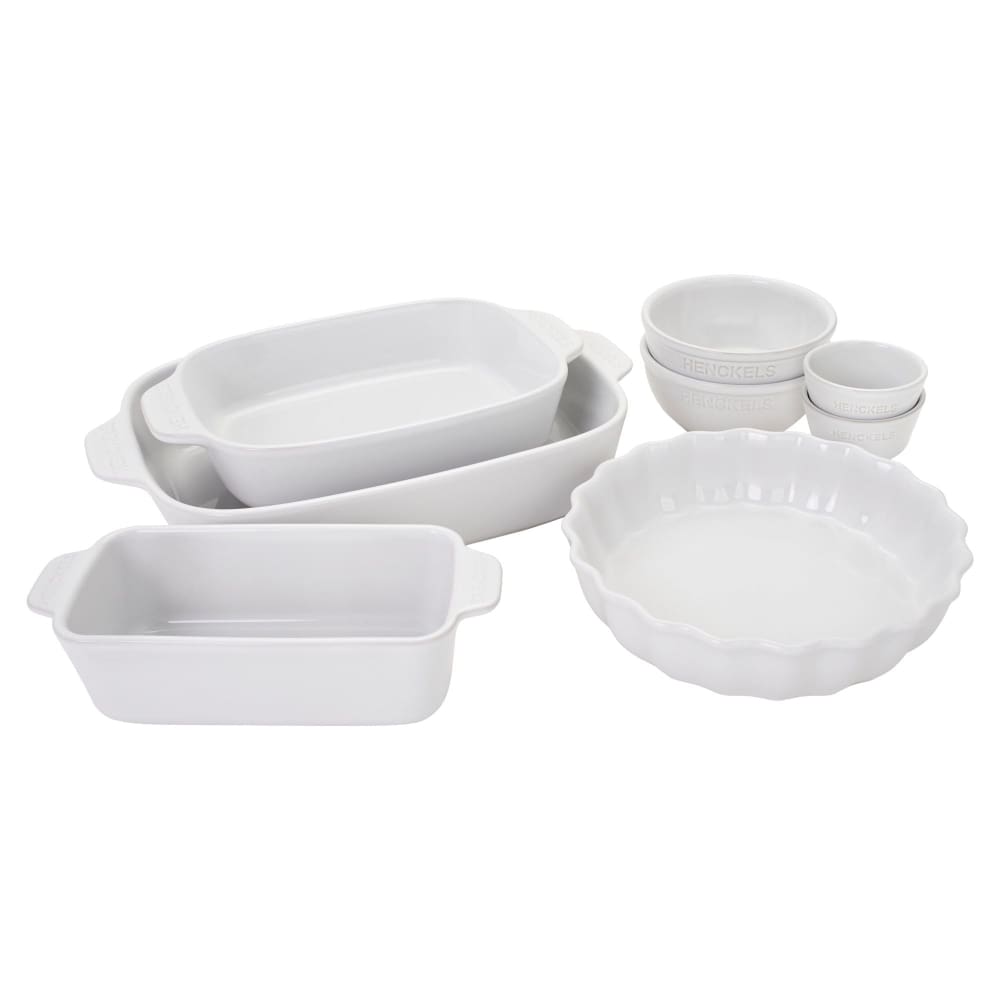 Henckels Ceramic Mixed Baking Dish 8-Piece Set White - Henckels