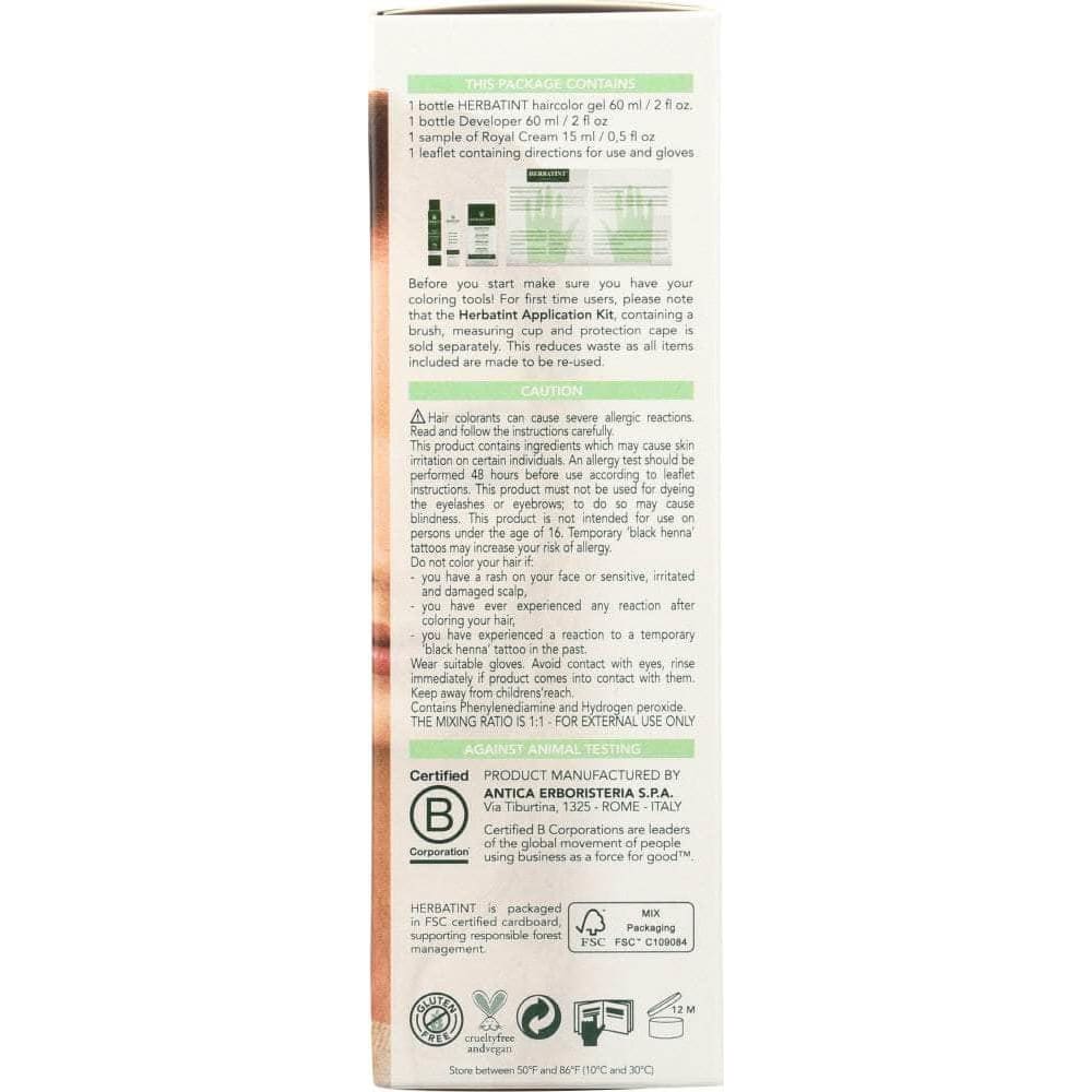 HERBATINT Herbatint Permanent Hair Color Gel 7M Mahogany Blonde, 4.56 Oz