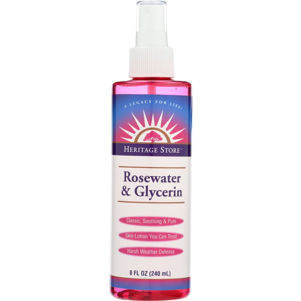 HERITAGE: Rosewater & Glycerin 8 oz (Pack of 3) - Grocery > Natural Snacks > Snacks - HERITAGE