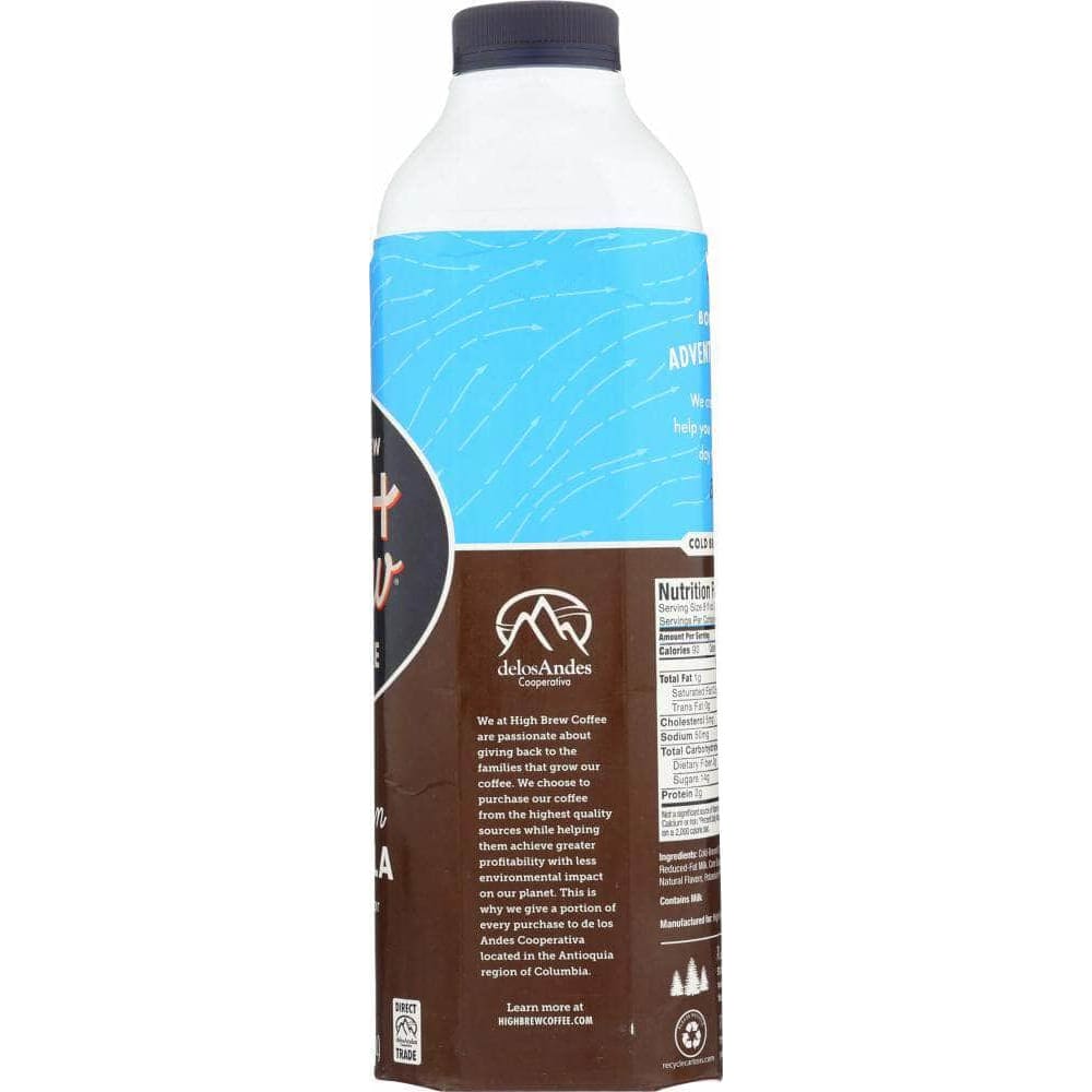 High Brew Coffee High Brew Mexican Vanilla Coffee, 32 oz