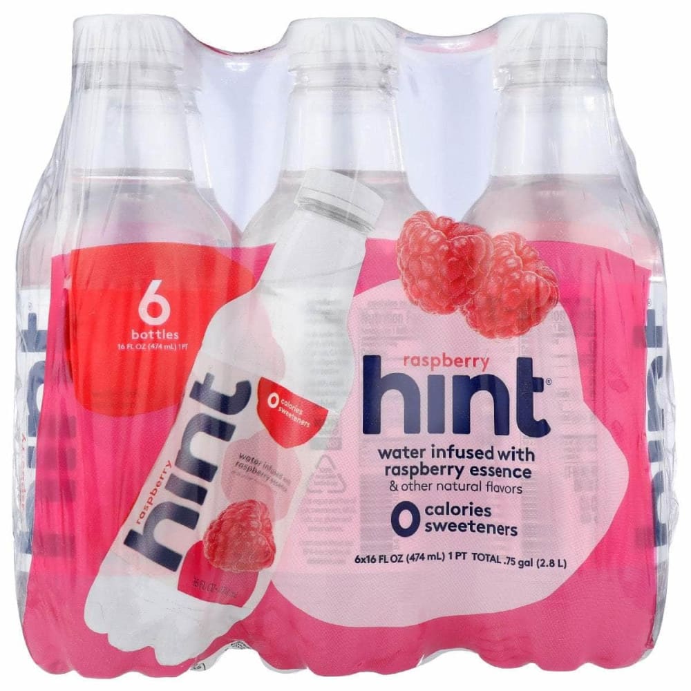 HINT HINT Water Raspberry 6Pk, 96 fo