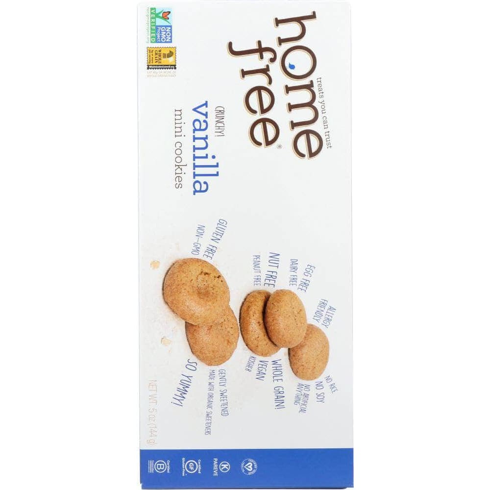 Homefree Home Free Gluten Free Mini Vanilla Cookies, 5 oz
