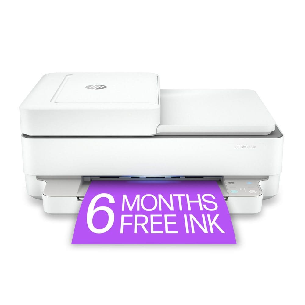 HP ENVY 6458e All-in-One Wireless Color Inkjet Printer – 6 months free Instant Ink with HP+ - Instant Ink Printers - HP