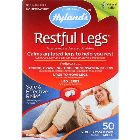 HYLANDS Hyland'S Restful Legs, 50 Quick-Dissolving Tablets
