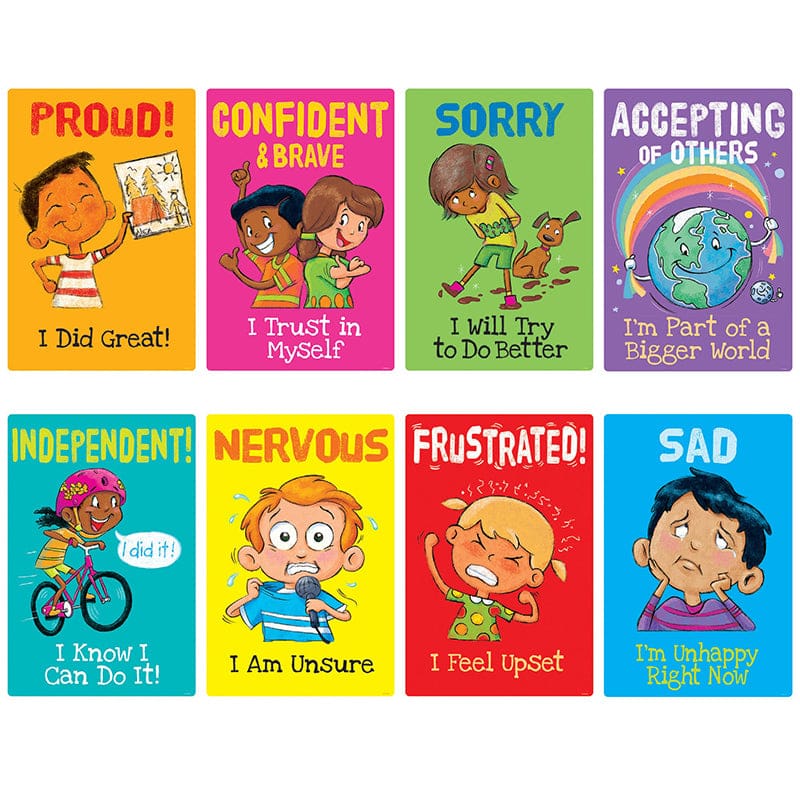 I Feel Posters 8/St (Pack of 3) - Social Studies - Trend Enterprises Inc.
