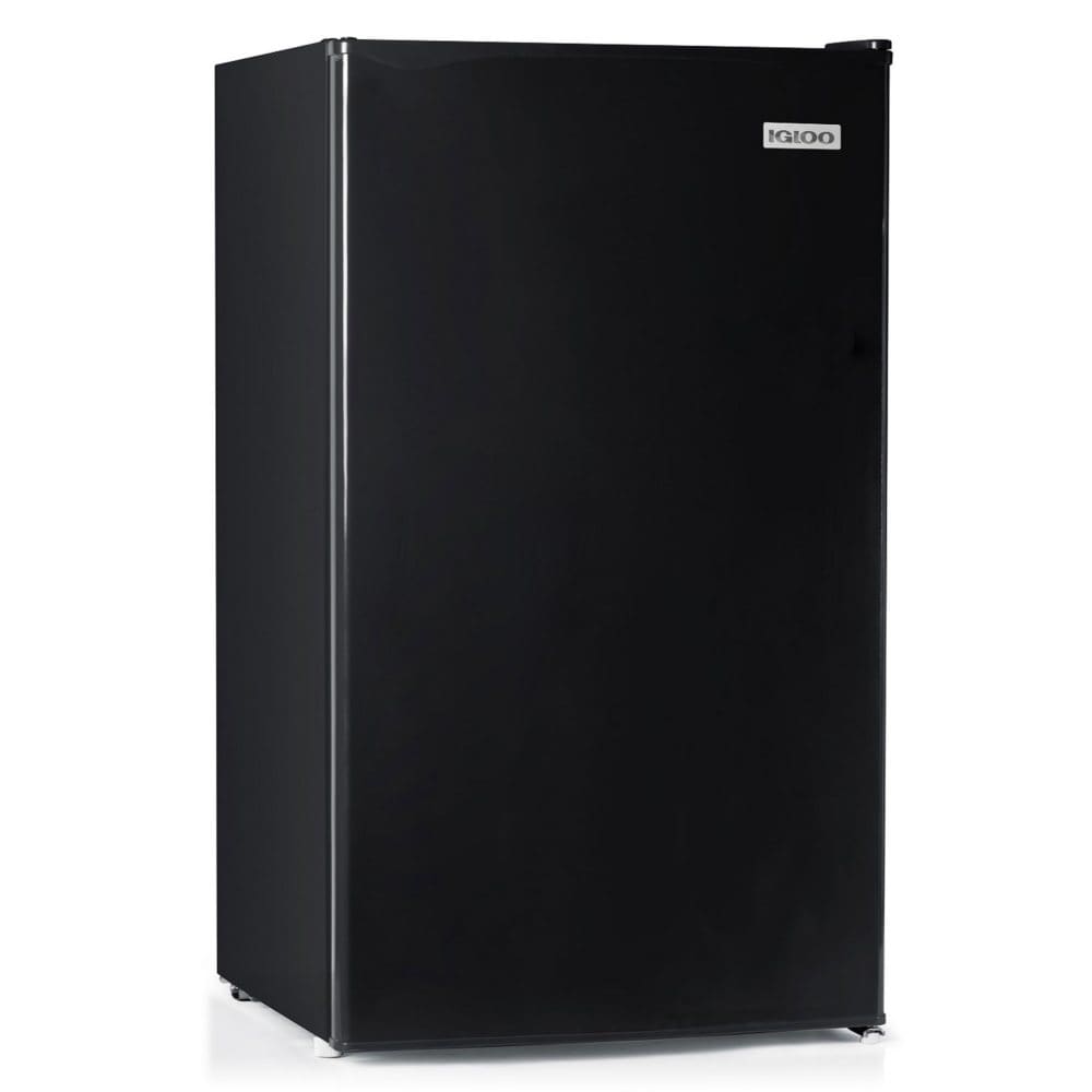 Igloo 3.2 cu. ft. Single-Door Refrigerator IRF32BK - Compact Refrigerators - Igloo