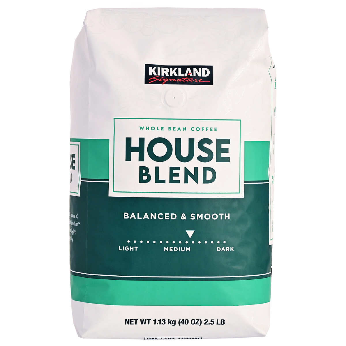 Kirkland Signature Coffee Beans, Medium Roast, 2.5 lbs.