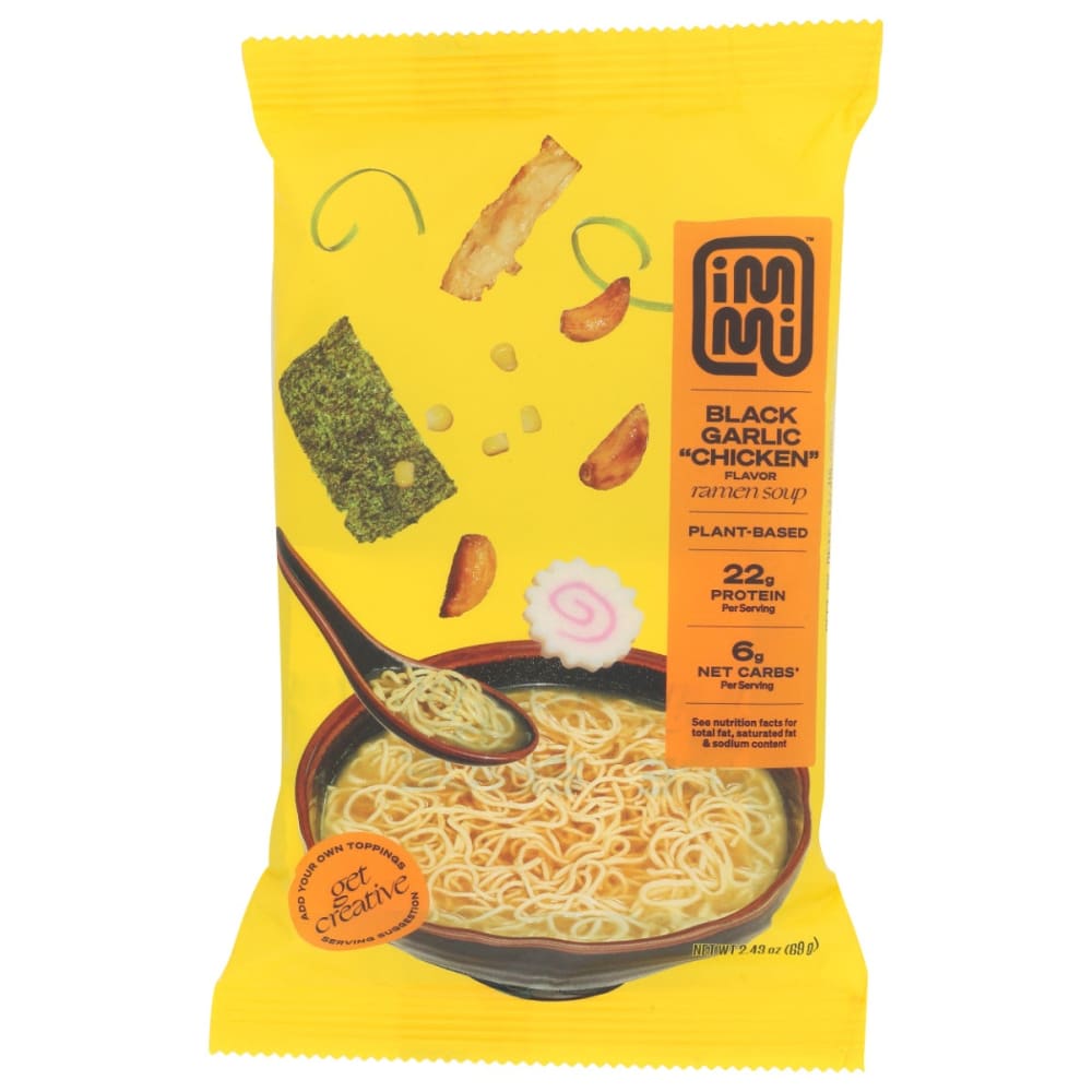 IMMI: Black Garlic Chicken Ramen 2.4 oz (Pack of 4) - Grocery > Pantry > Food - IMMI