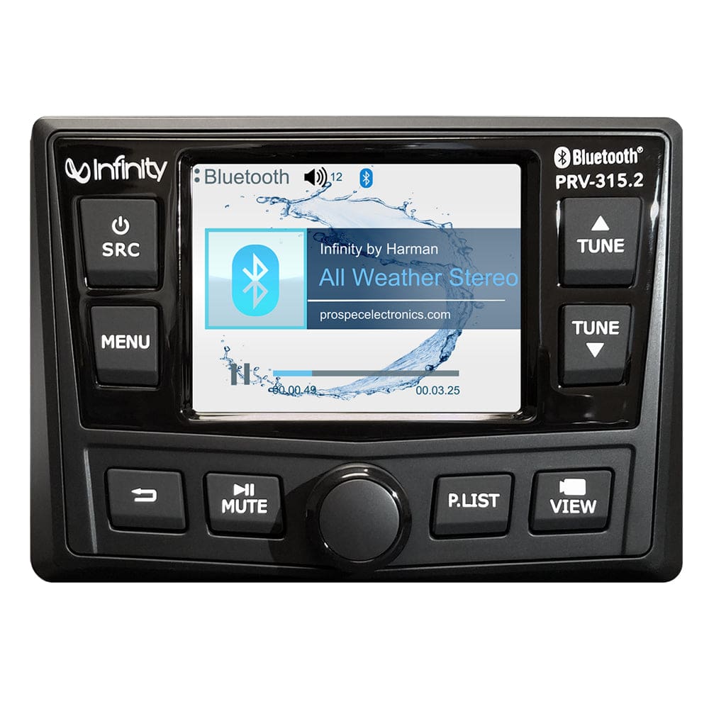 Infinity PRV315 AM/ FM/ BT/ USB Stereo Receiver | ShelHealth