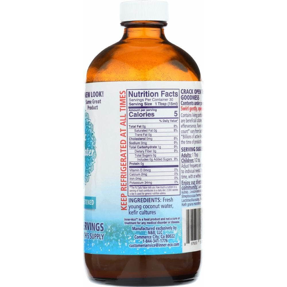 Inner-Eco Inner-Eco Original Coconut Water Kefir, 15 oz