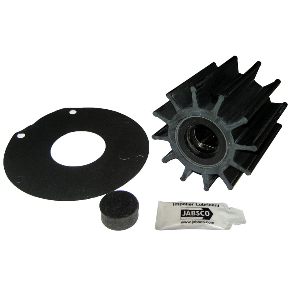 Jabsco Impeller Kit - 12 Blade - Neoprene - 3-¾ Diameter - Plastic Insert - Double Flat Drive - Marine Plumbing & Ventilation | Impellers -
