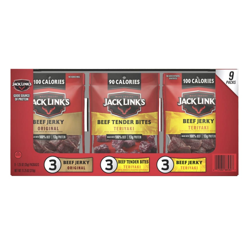 Jack Links Beef Jerky Variety Pack 9 ct. - Jack Link’s
