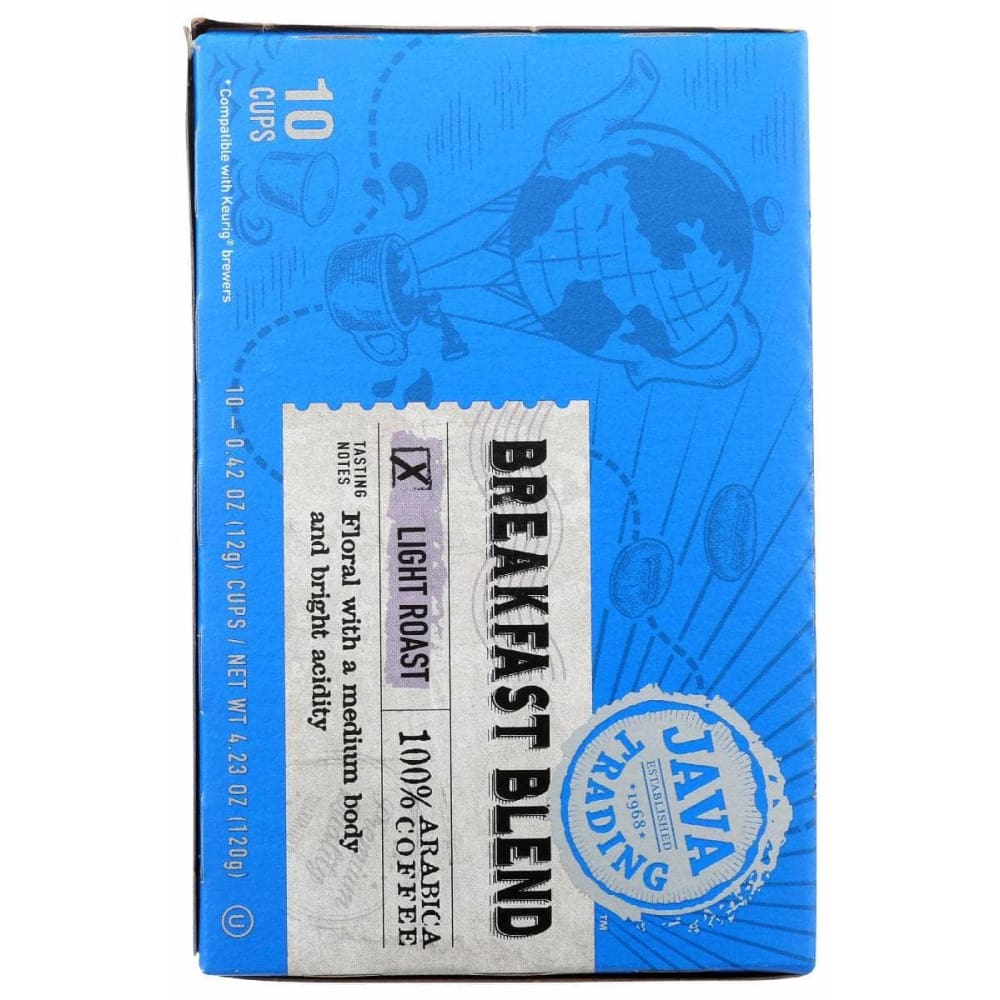 JAVA TRADING Grocery > Beverages > Coffee, Tea & Hot Cocoa JAVA TRADING: Breakfast Blend Single Serve Coffee, 10 pk