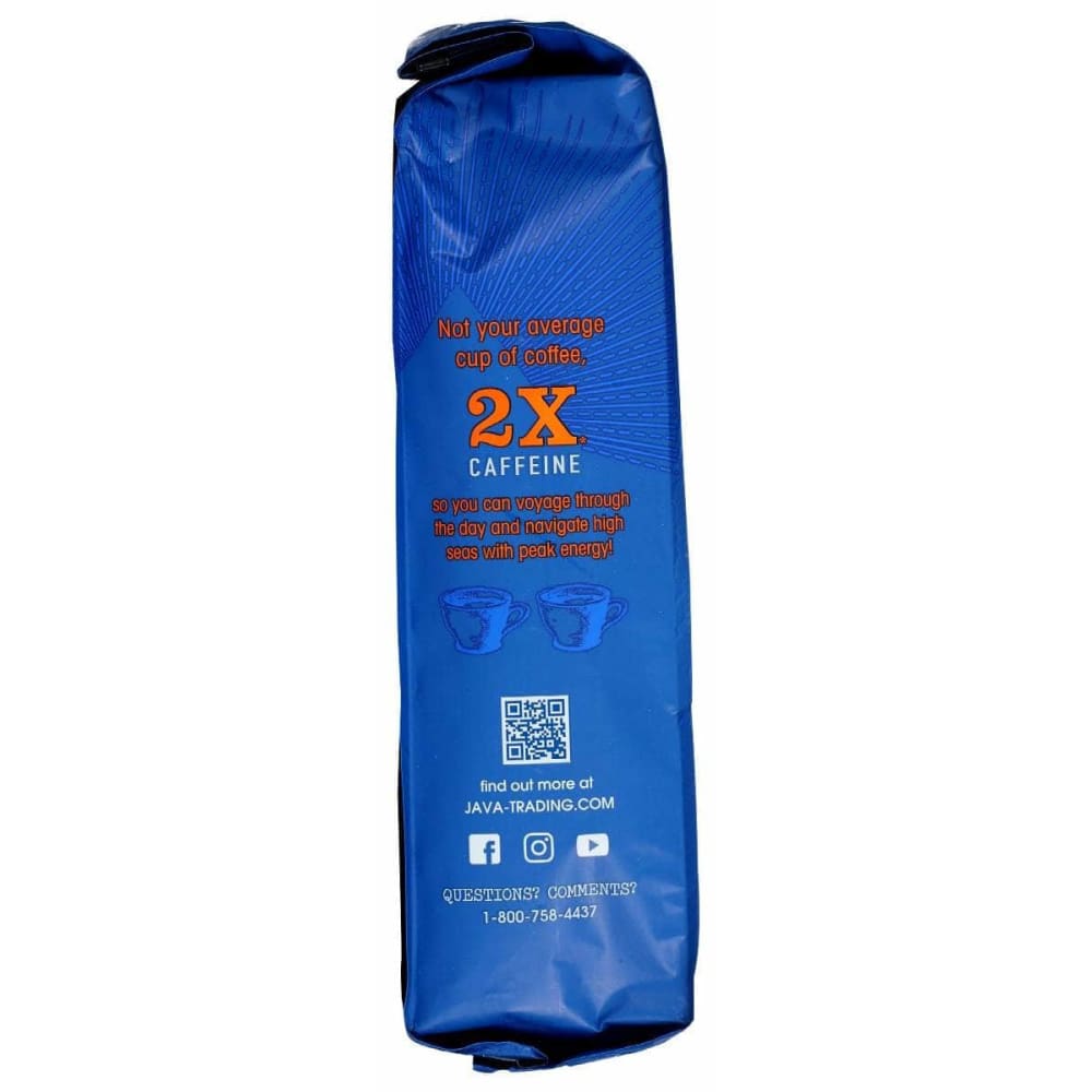 JAVA TRADING Grocery > Beverages > Coffee, Tea & Hot Cocoa JAVA TRADING: Peak Strength High Caffeine Ground Coffee, 16 oz
