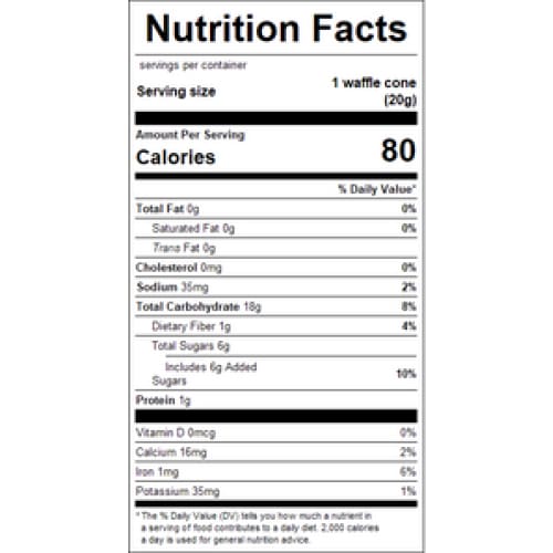 Joy Cone Waffle Cones 12ct (Case of 12) - Baking/Toppings - Joy Cone
